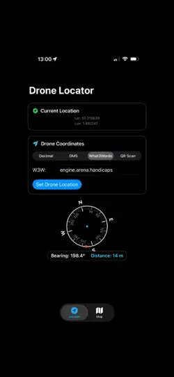 Drone Locator iPhone Ekran Görüntüsü 3