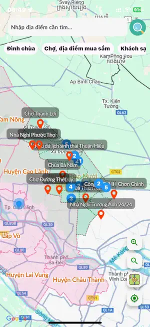 Bản đồ số eMap screenshot 1