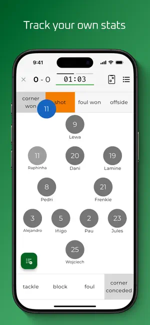 Statpad: Track Your Soccer screenshot 1