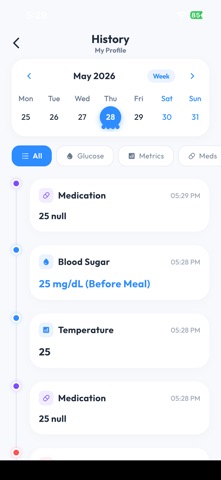 Blood Sugar Tracker:GlucoTrack screenshot