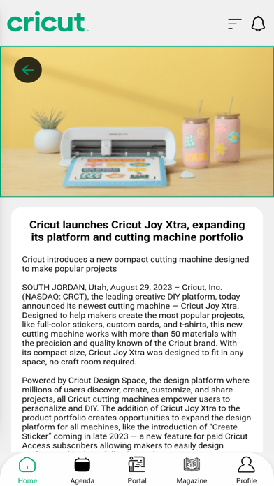 Cricut Ambassador Screenshot