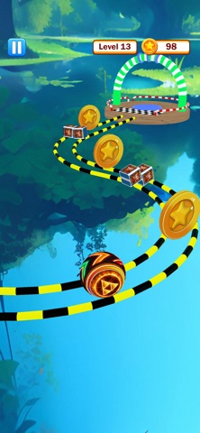 Rolling Balls - Sky Game iPhone screenshot