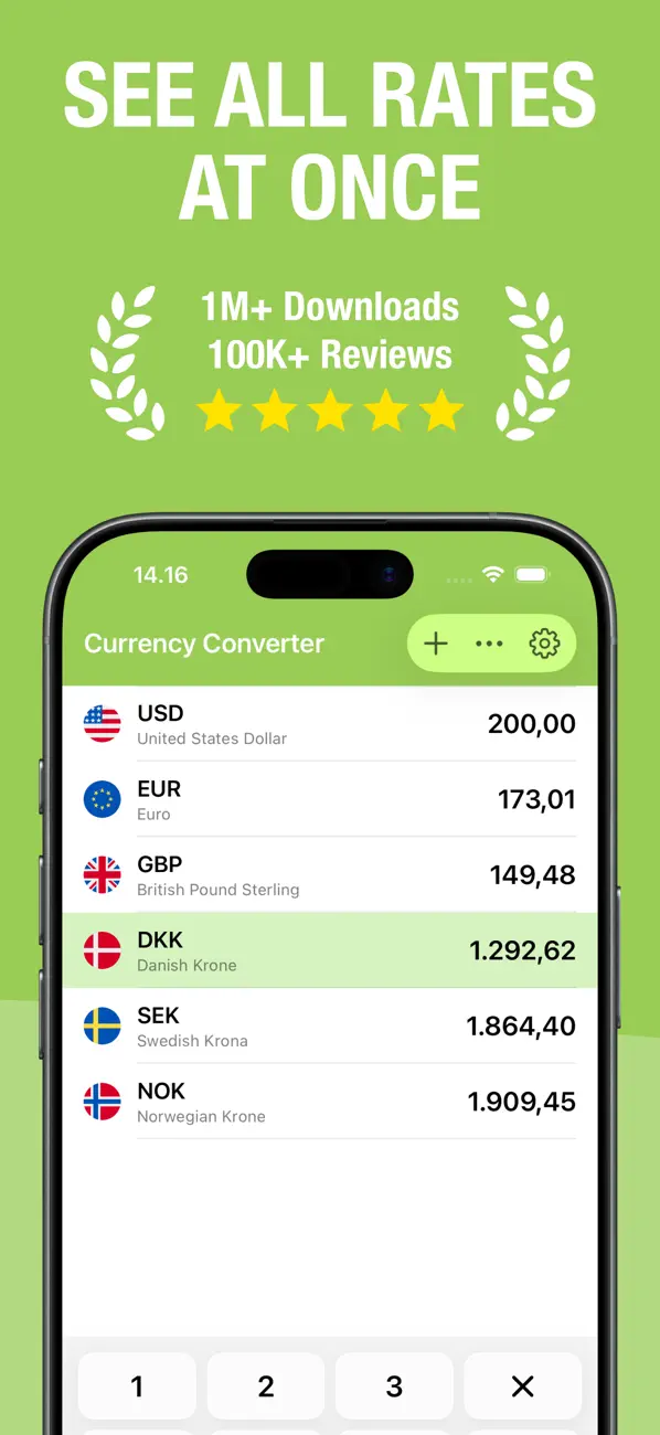 Screenshot #2 pour Convertisseur Devise Valuta+