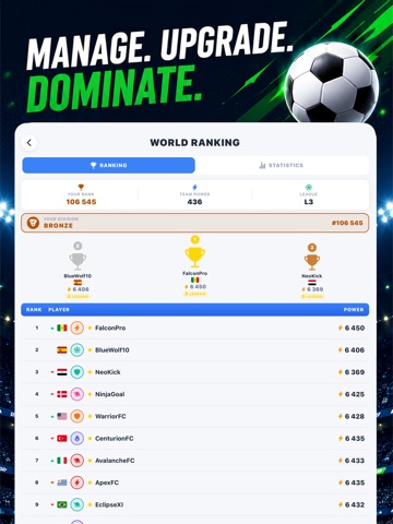 Real Football Manager Tycoon iPad screenshot
