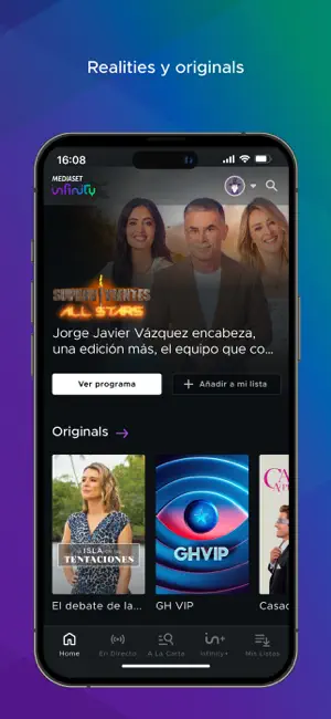 Mediaset Infinity España screenshot 2