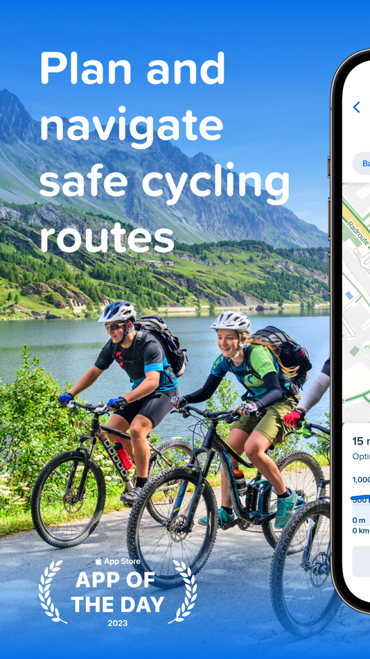 #1. Bikemap: Bicycle Tracker & GPS (iOS) 由: Bikemap GmbH