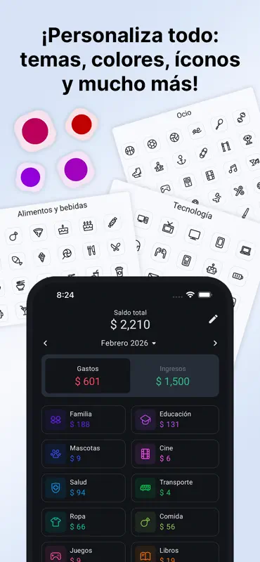 Sumlio: Gastos y Presupuesto screenshot 7 of 8
