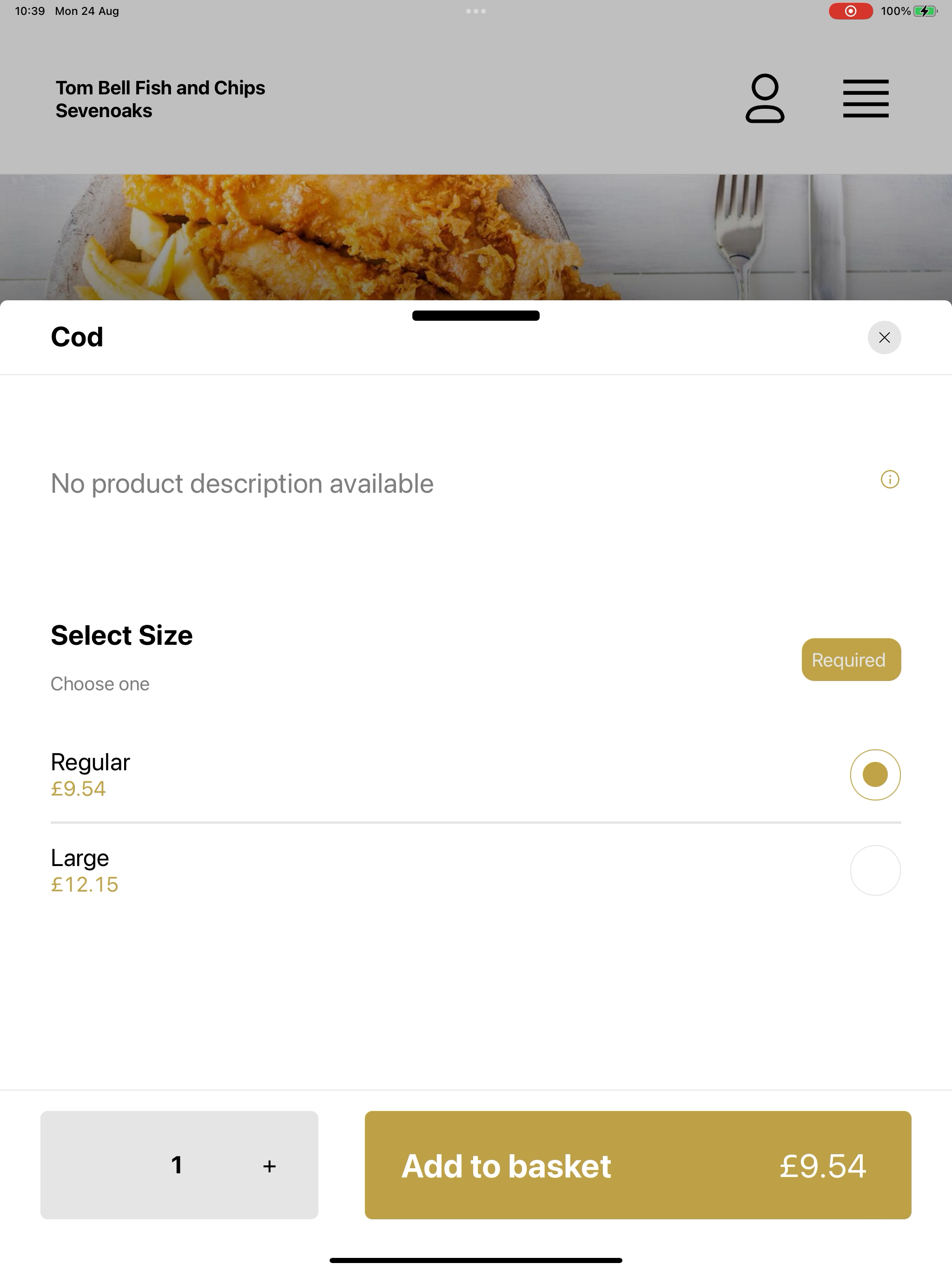 Tom Bell Fish & Chips screenshot 16
