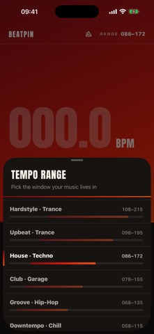 Beatpin – Live BPM Counter screenshot