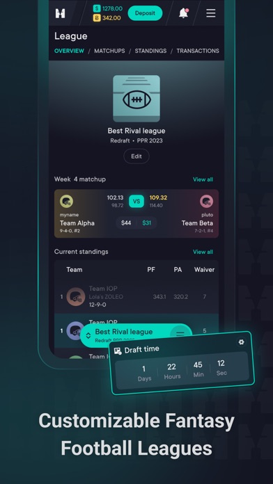 Rival Fantasy Sports Screenshot