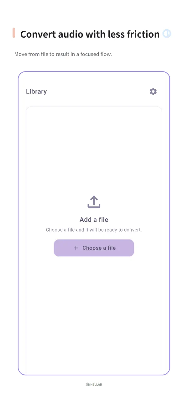 Screenshot #1 pour Quivra – MP3 Media Converter