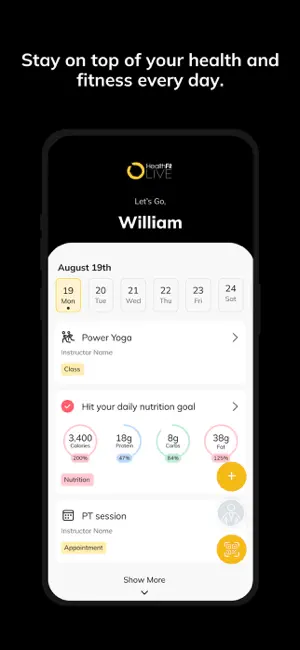 Healthfit Live screenshot 2