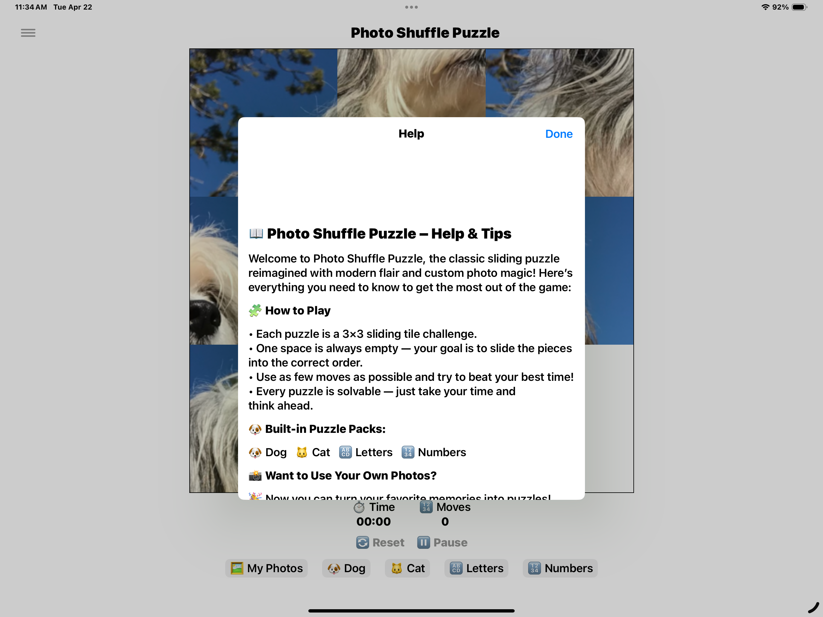 Your Photo Shuffle Puzzle