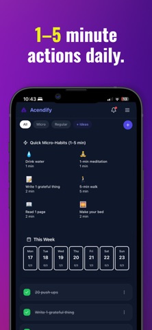 Acendify iPhone screenshot