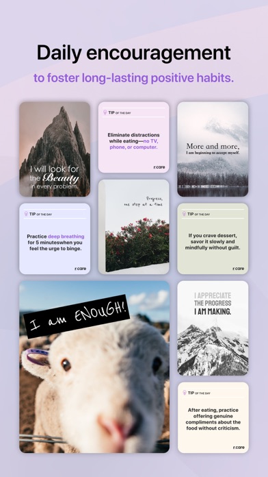 R.care - Binge Eating Recovery Screenshot