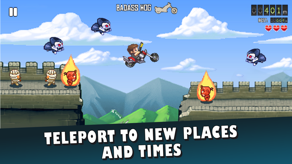 #3. Monster Dash (iOS) Bởi: Halfbrick Studios