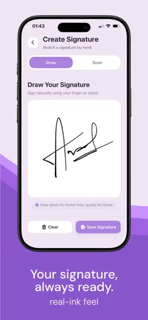 Sign documents: SwiftSign screenshot 1