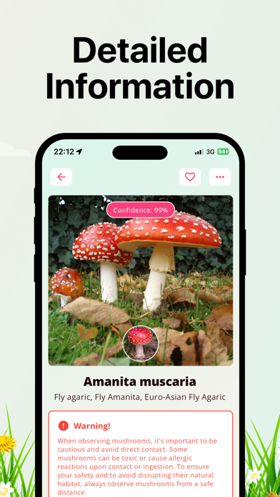 Mushroom Identifier: ID (AI) Screenshot