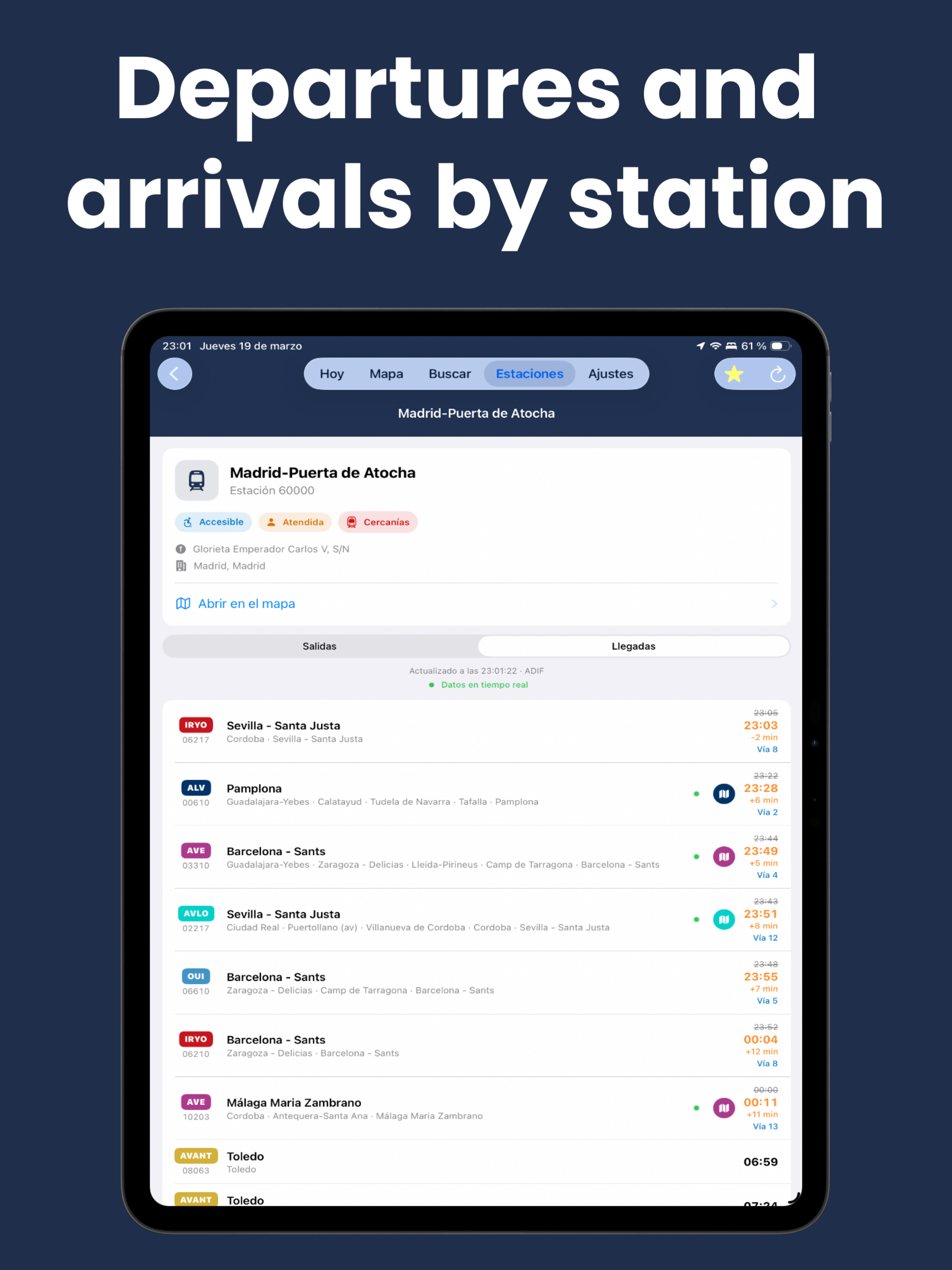 Spain Trains Live Map & Travel