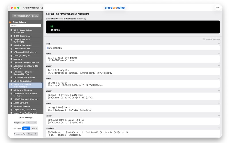 App screenshot