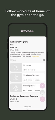 Reveal Coaching iPhone screenshot