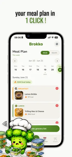 Brokko: Meal prep planner screenshot 3
