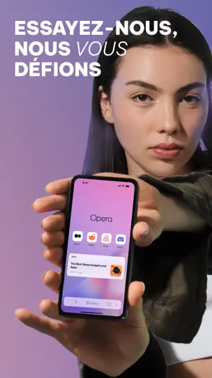 Capture d'écran de Navigateur Opera & VPN Privé sur iPhone 1