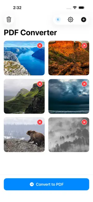 Image to PDF Converter; screenshot 1