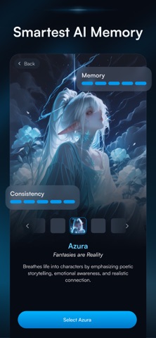 Dewy: Chat with AI Characters iPhone screenshot