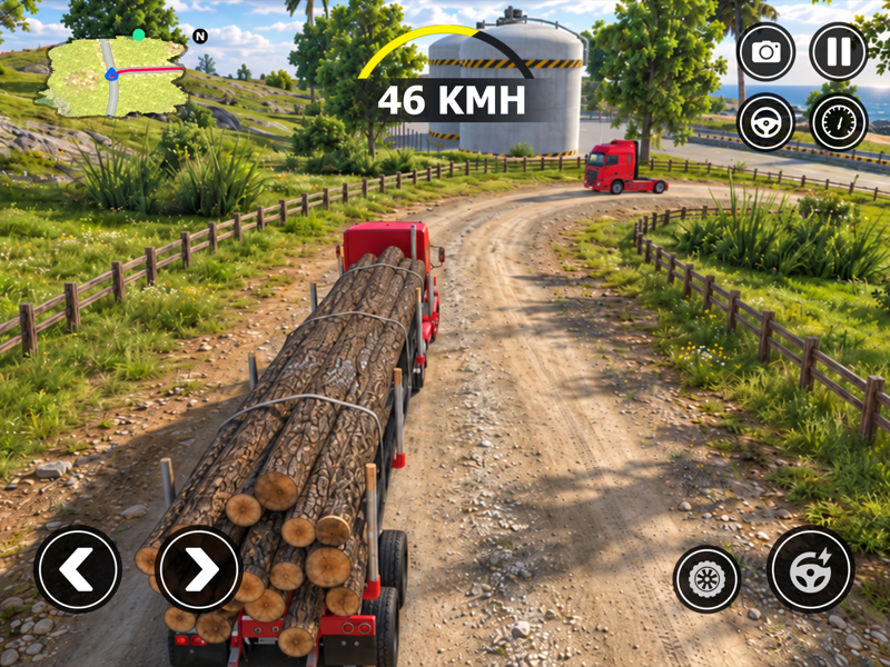 Truck driving simulator games official gameplay screenshot 3