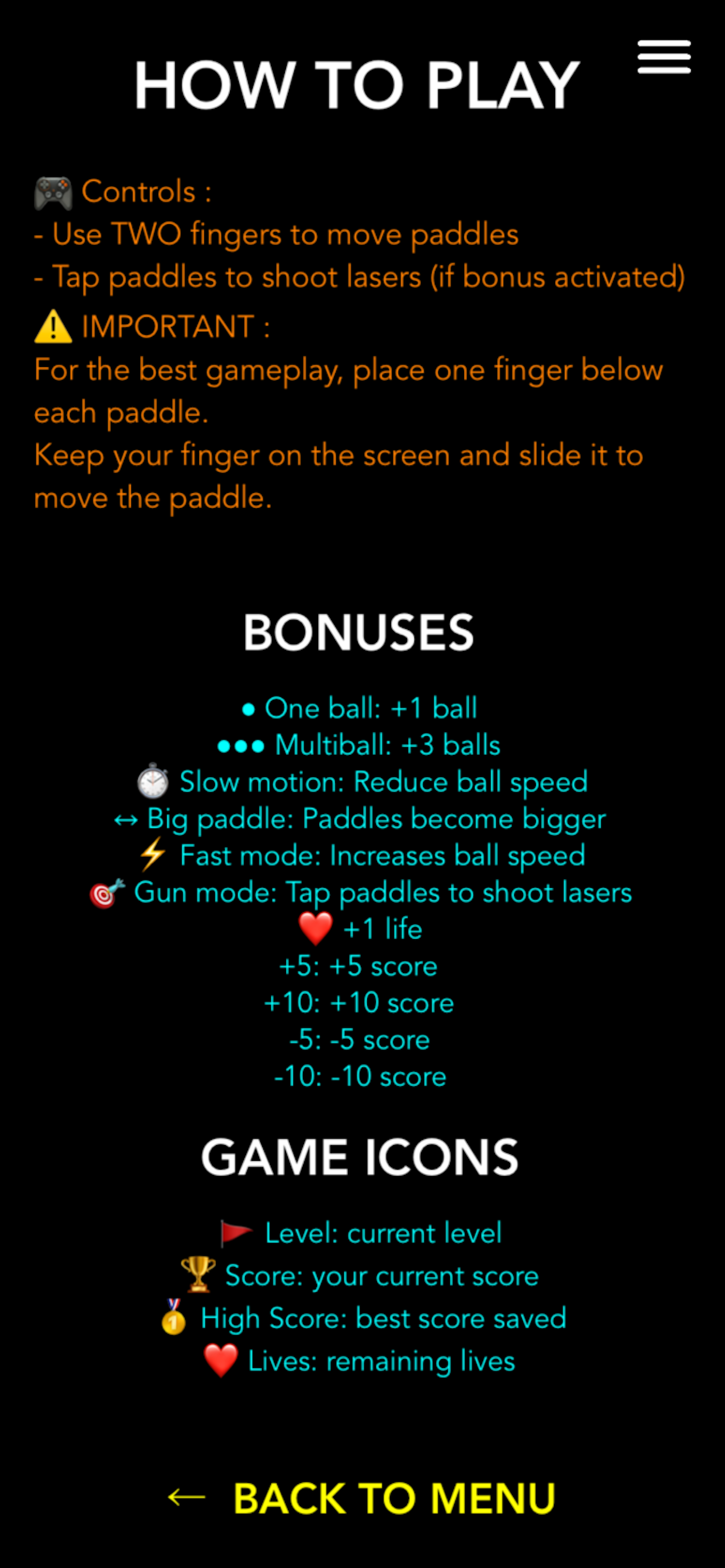 DoubleBreakout : Dual Paddle screenshot 10