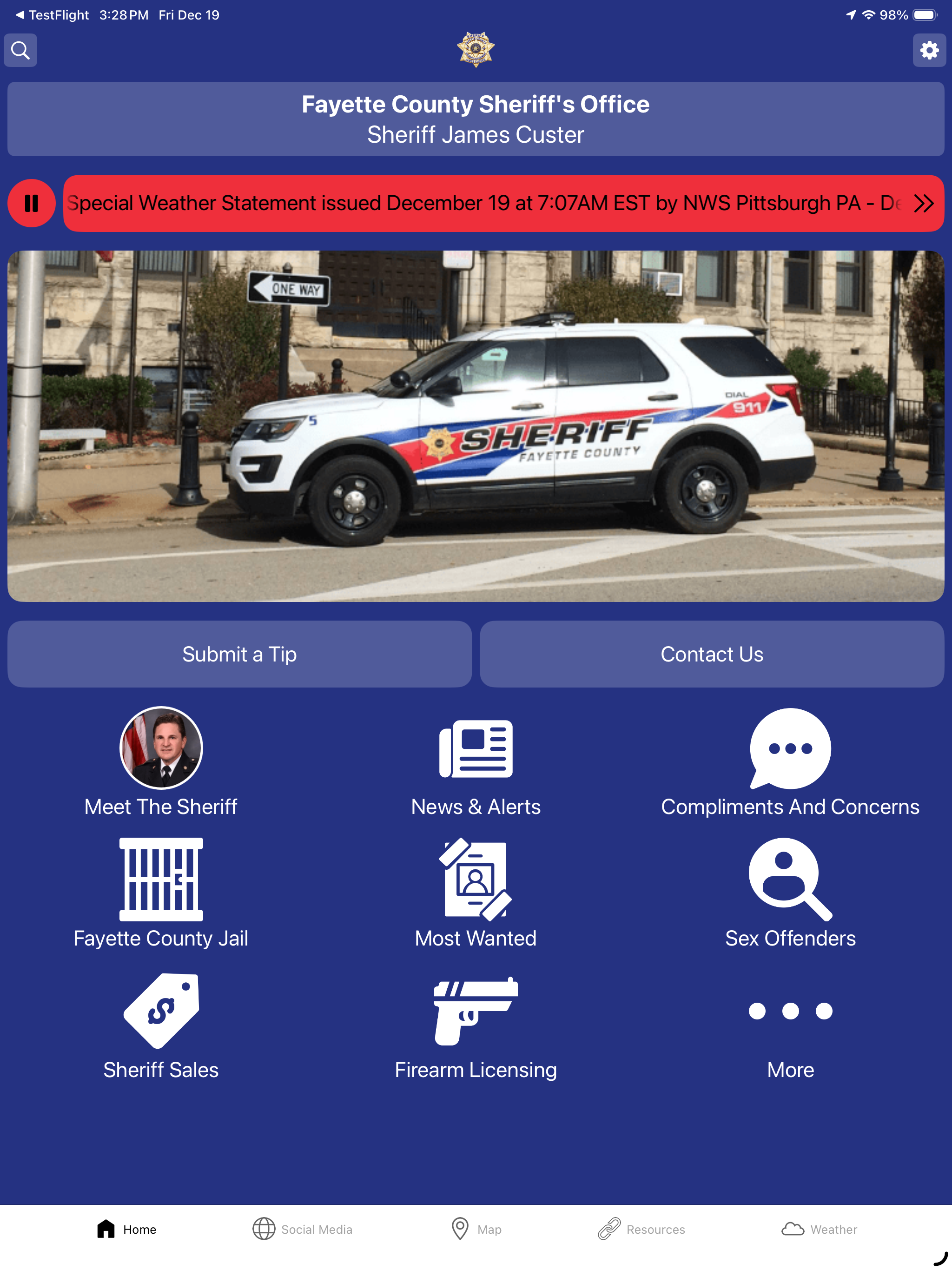 Fayette County PA Sheriff screenshot 4