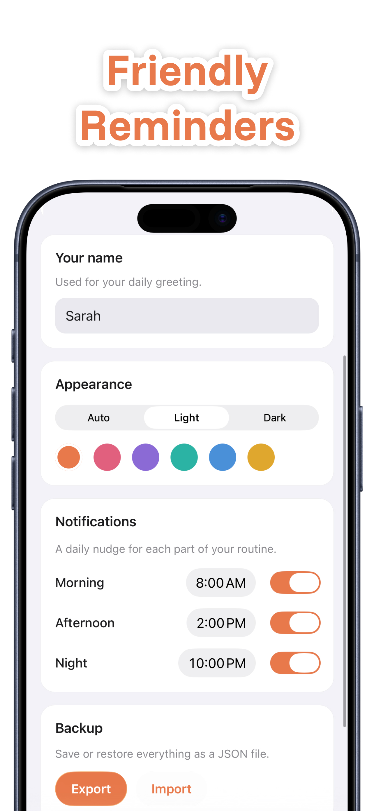 Routine: Skincare Tracker