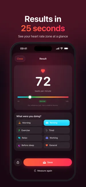 Heart Rate Monitor Pulse BPM screenshot 3