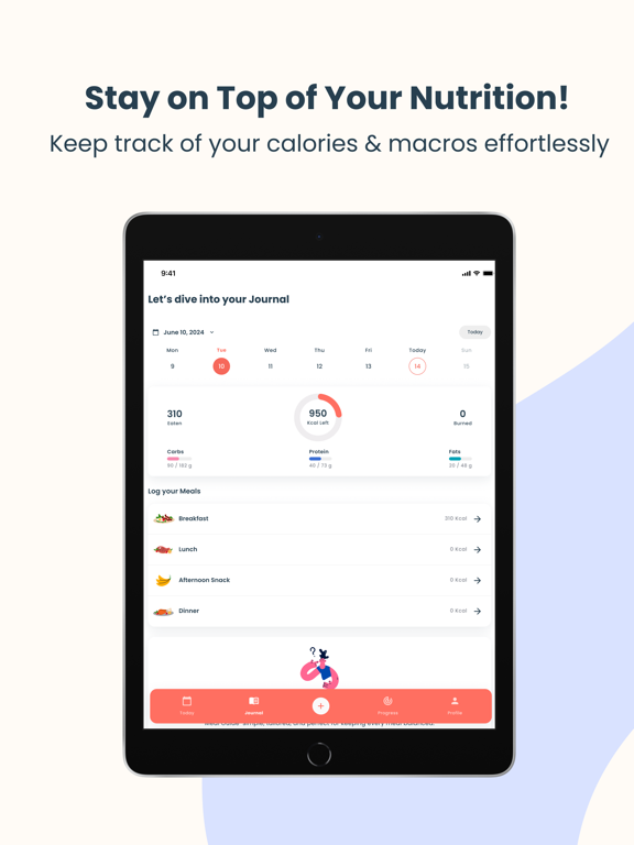 Nutrition Tracker: NutriCoach iPad screenshot 8 - Health & Fitness app