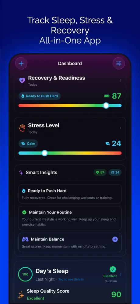 FitRest 睡眠与健康追踪 应用截图