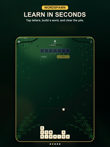 WordSpawn iPad screenshot