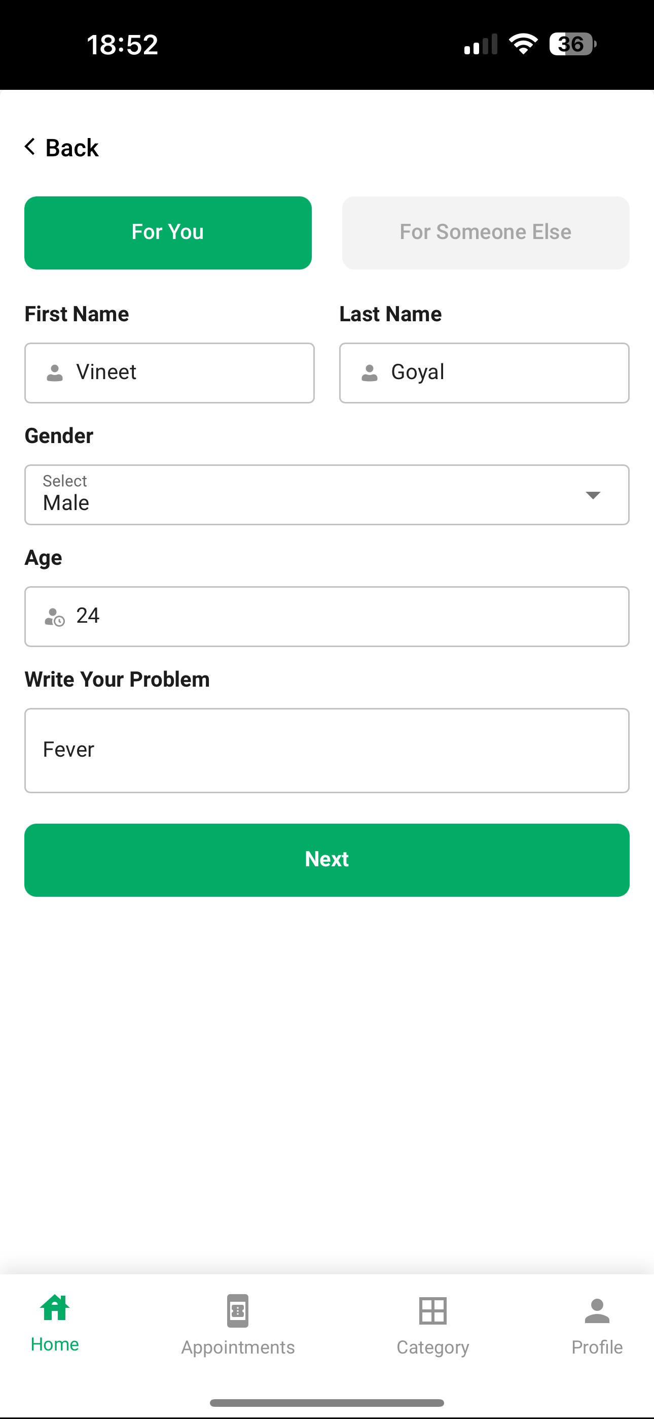 FastHealth App screenshot 4