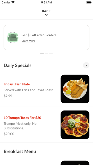 Gordo's Tacos iPhone screenshot 3 - Food & Drink app
