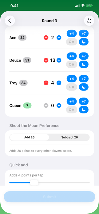 Hearts Scoreboard+ Screenshot 2 of 5