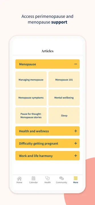 Ovia Cycle & Pregnancy Tracker: Screenshot 6 von 8