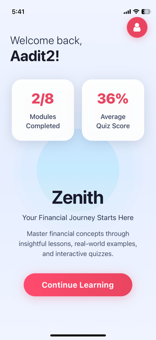 Zenith Capital Challenge Screenshot 1 of 8