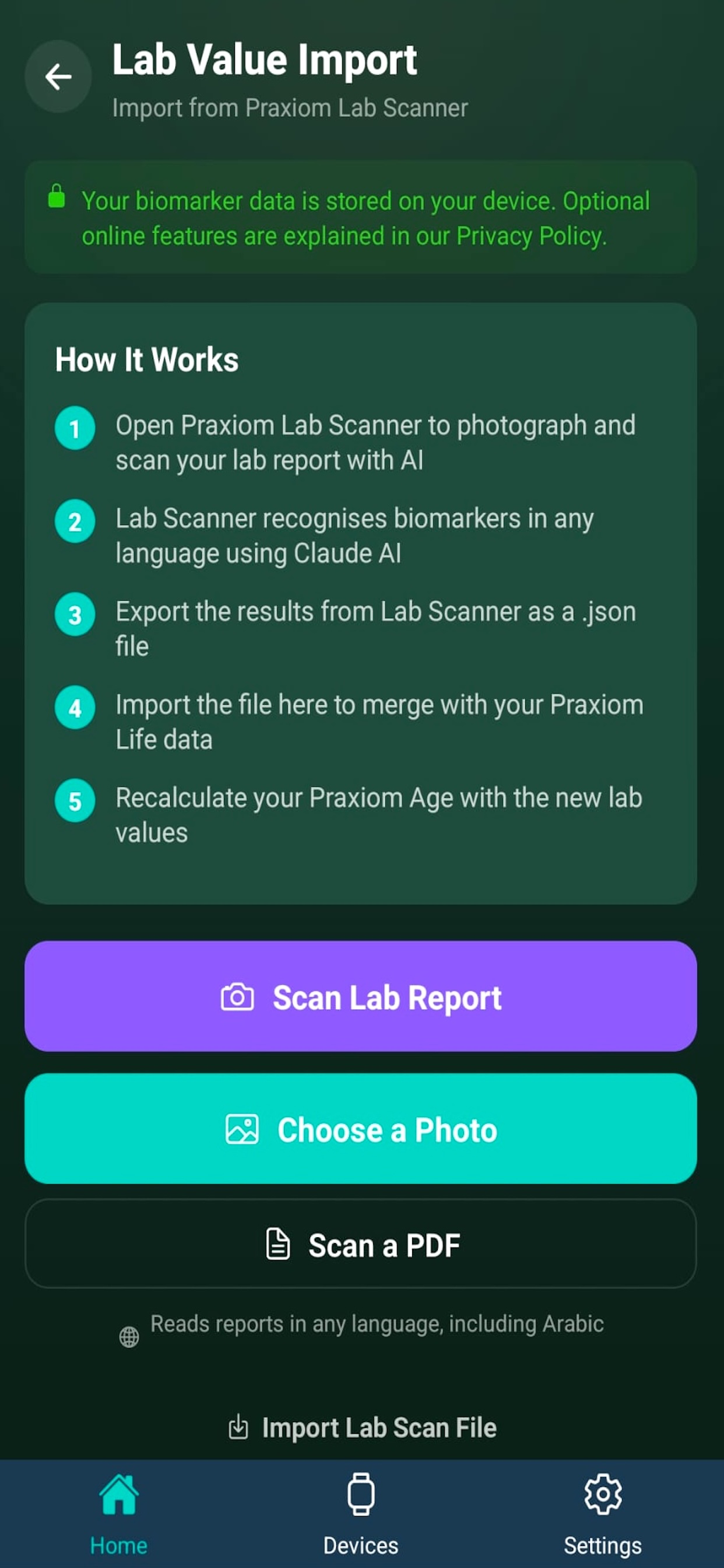 Praxiom Life 2.0 screenshot 3
