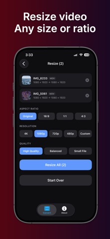 Video Converter: MP4, MOV, MKV iPhone screenshot