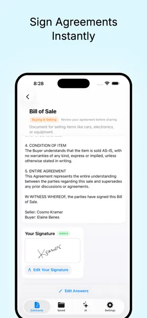 Instant Contracts screenshot 4