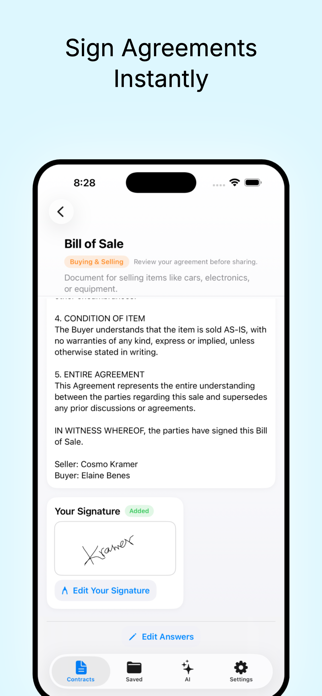 Instant Contracts Screenshot 4 of 7