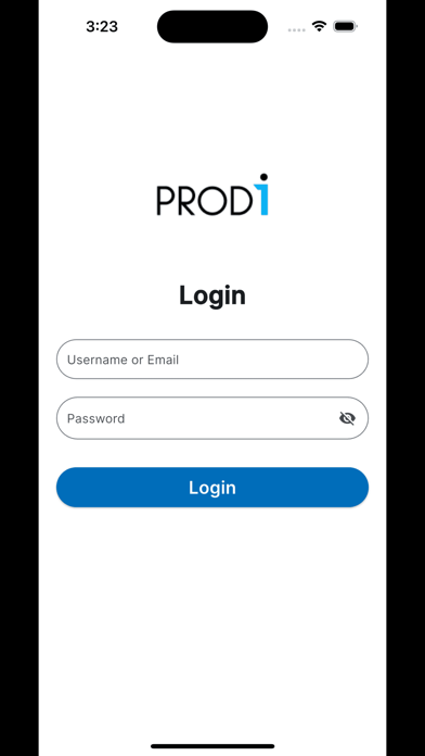 Screenshot 1 of Prod.i App
