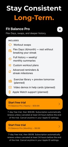 Fit Balance: Daily Fitness screenshot