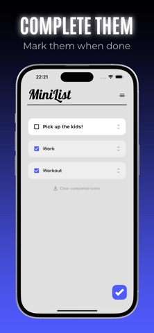 MiniList – Simple To Do List Screenshot 3 of 6