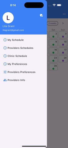 Calltime Physician Scheduling screenshot